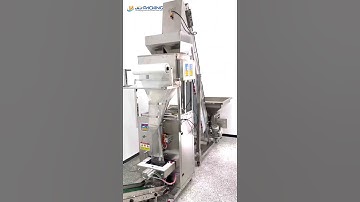 Automatic Tea Packing Packaging Machine With Conveyor Belt And Granule Bucket Elevator