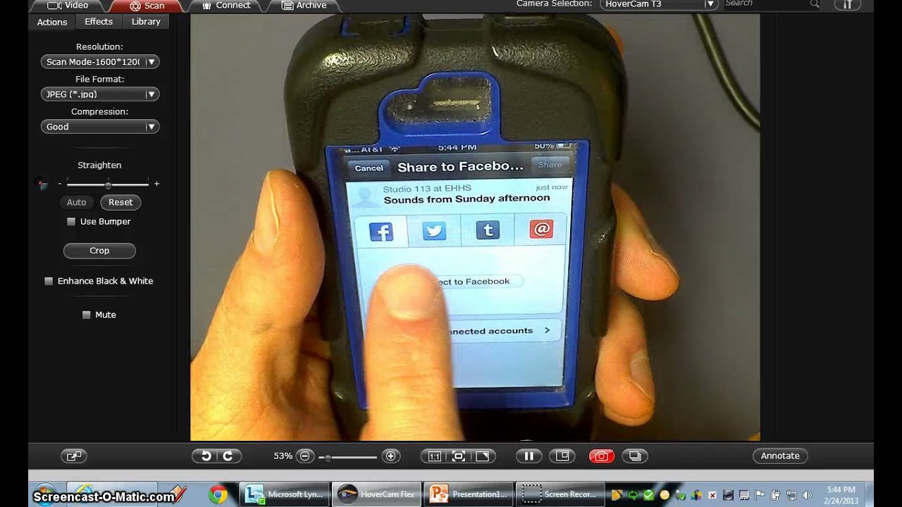 SoundCloud and QR Code from Smartphone via John Hardison of Studio 113