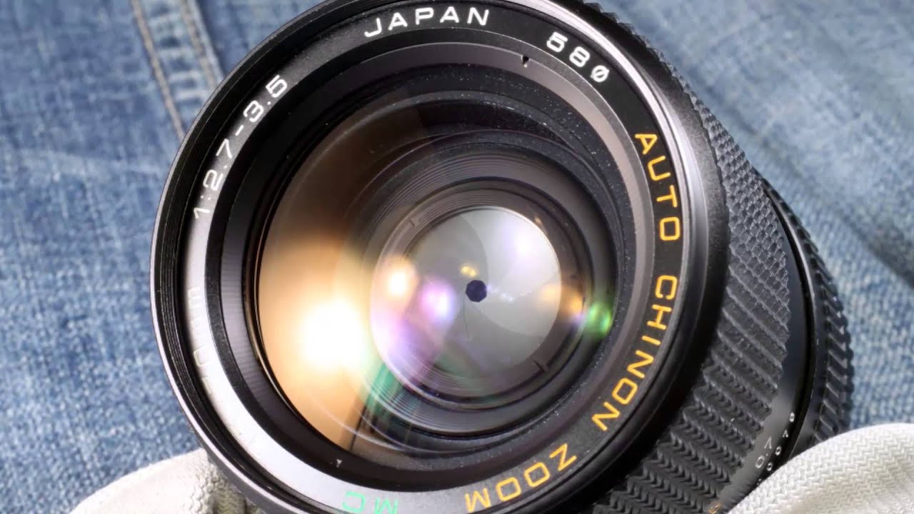 RARE! Objectif ZOOM Standard CHINON Auto MC 35-70mm f/2,7-3