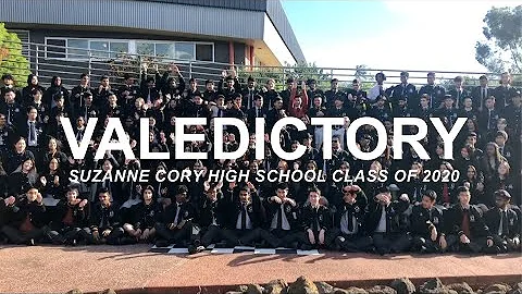 Suzanne Cory High School Valedictory Video 2020