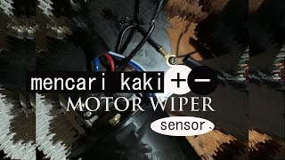 Cara Mengidentifikasi&Mencari Terminal pada motor Wiper Dan Washer switch kombinasi