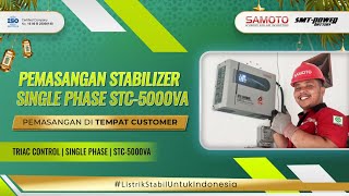 Pemasangan Stabilizer Listrik Triac Control Stc 5000Va Tegangan Stabil Tanpa Delay