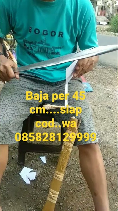 mandau lincah 45 cm siap cod