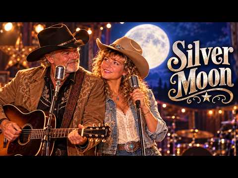 Silver Moon 🌙 | Beautiful Male & Female Country Duet | Romantic Tex-Mex