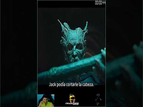 Jack acepto el desafio del caballero verde y le corta la cabeza 🥷