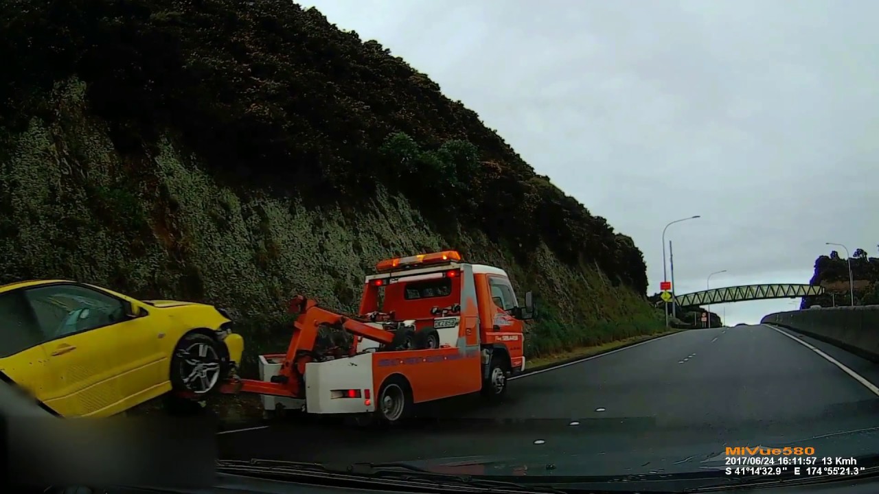 Wainuiomata Hill after an Accident YouTube