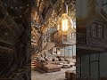 Stone Visual Space _ Tree House Attic Interior is like a dream