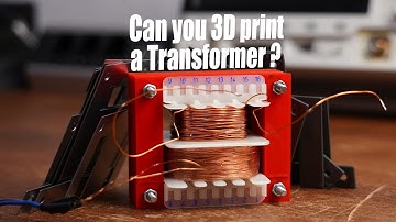 Can you 3D print a Transformer? (Experiment) || How to make a mains Transformer!