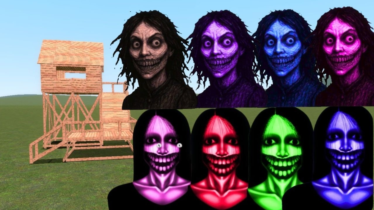Kuchisake Onna Vs Towers In Garry's Mod