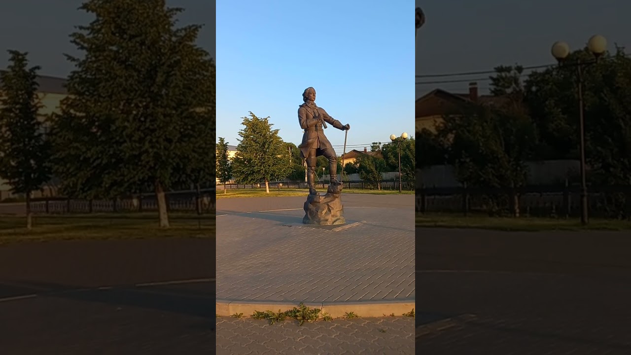 Пётр первый на набережной Камышин, 24 июня 2023