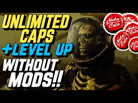 UNLIMITED CAPS + LEVEL UP without mods in FALLOUT 4!!!