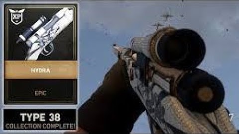 36-5 on Shipment 1944 using the new Type 38/Hydra variant sniper rifle, Call of Duty WWll gameplay