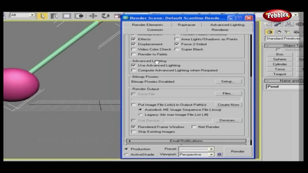 How to Render a Scene in 3ds Max | Learn 3ds Max - YouTube
