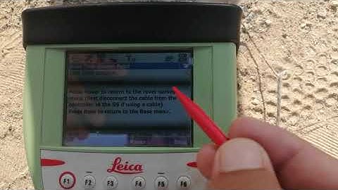 Leica GPS. gs 14  complete setup process