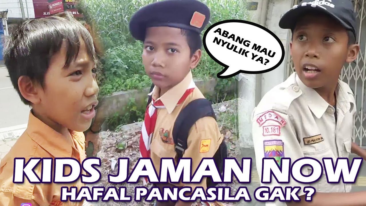  KIDS  JAMAN  NOW  HAFAL PANCASILA DAPAT HADIAH SUSU YouTube