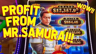 MY EXECUTIVE DECISION MADE ME WIN THIS!! with VLR on Emperor's Lucky Stars and Samurai 888 Slots!!