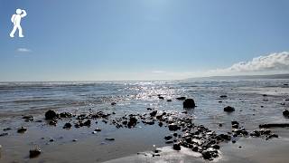FILEY BEACH | Soothing Waves & Sea Breeze  | 4K Binaural ASMR (No Talking) screenshot 5