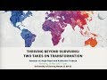 Thriving beyond surviving | CUSP seminar w Katherine Trebeck and Maja Göpel