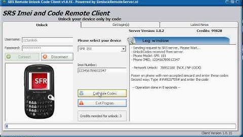 SRS: SFR151 Direct NP Code Calculation for Unlocking