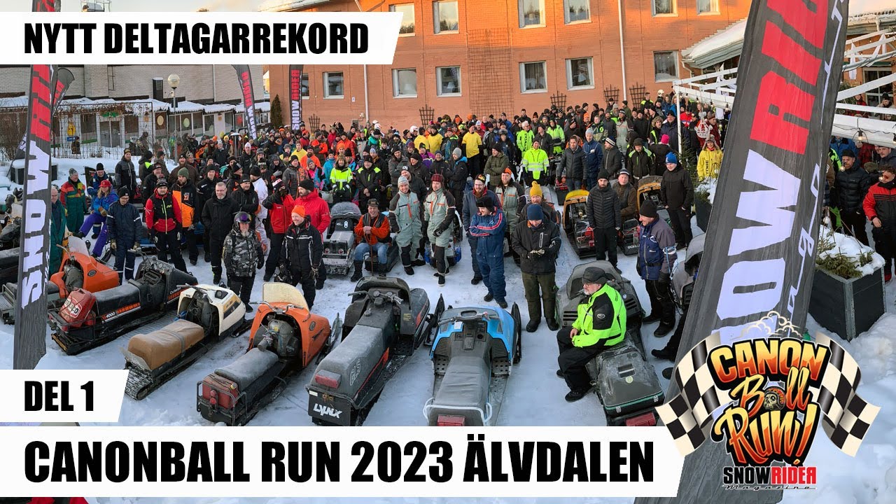 SnowRider TV Ep. 138, Säsong 6 - Canonball Run 2023 Älvdalen, del 1