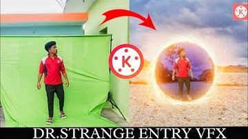 how to make dr strange portal in kinemaster ?? | dr strange portal effect in mobile @UrSmartMaker​