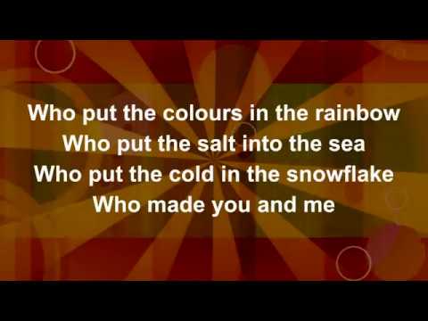 Who Put The Colors In The Rainbow Lyrics Lyricswalls