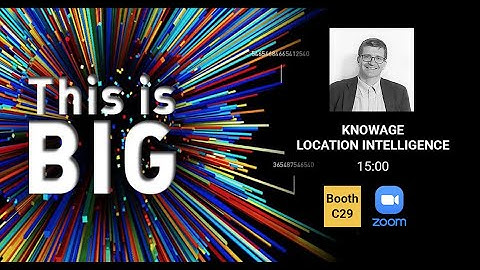 Knowage location intelligence + Covid-19 monitoring dashboards @ BIG DATA PARIS 2020