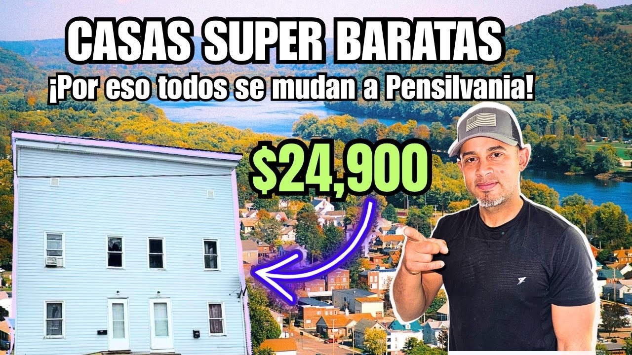 Casas Baratas para Vivir en Pensilvania en 2026