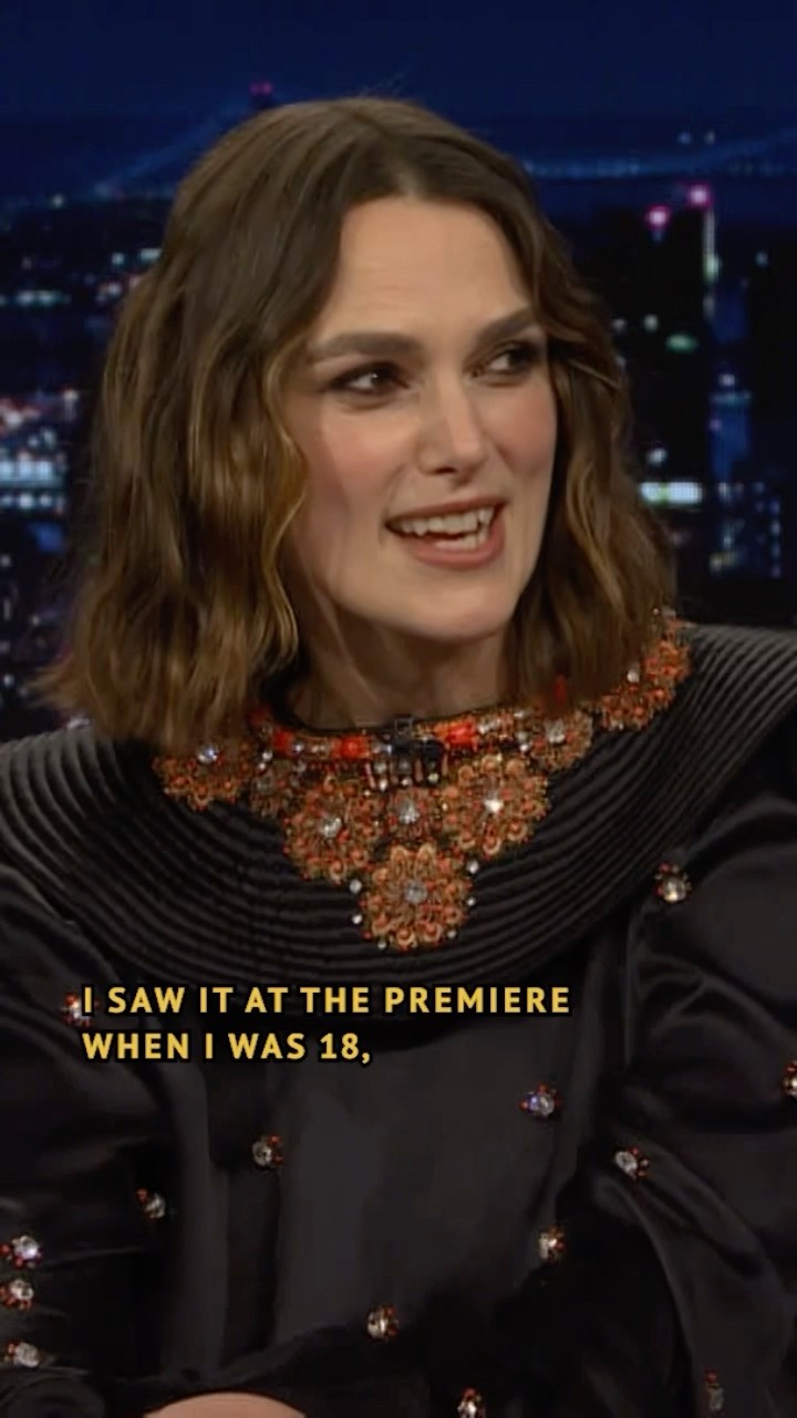 #KeiraKnightley doesn’t watch #LoveActually on Christmas?! #FallonTonight