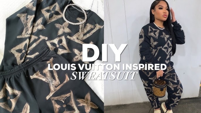 HOW TO PAINT JEANS: Louis Vuitton Pants DIY Tutorial 
