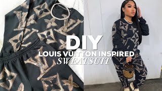 DIY LOUIS VUITTON INSPIRED SWEATSUIT