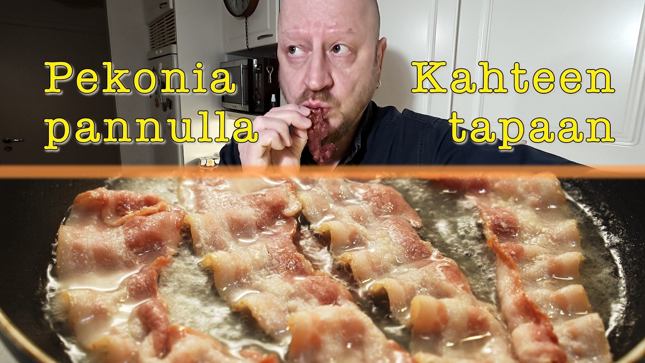 Pekonia pannulla kahteen tapaan