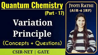 Variation Principle quantum mechanics|Variation principle in quantum chemistry|Questions|problems