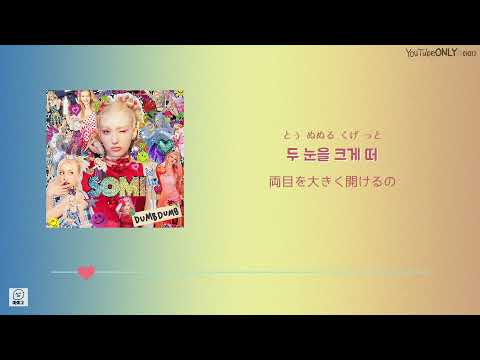 日本語字幕【 DUMB DUMB 】 SOMI