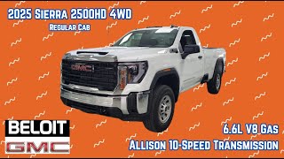 2025 Sierra 2500HD 4WD Regular Cab Pro