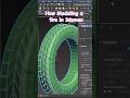 3ds Max - Tire Modeling Tutorial ! #blender3d #shortvideo #3dsmax #3dmodeling