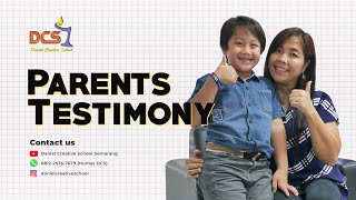 Parents Testimony | SD Daniel Creative School Semarang