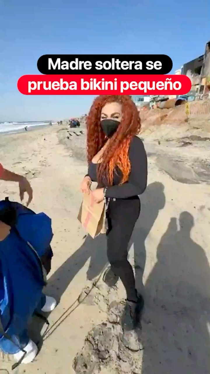 Madre soltera se prueba bikini pequeño @valentinapaz