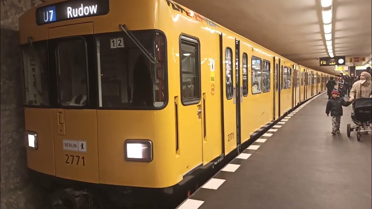 UBahn Berlin Ausfahrt der U7 nach Rudow F84 2770/2771 YouTube