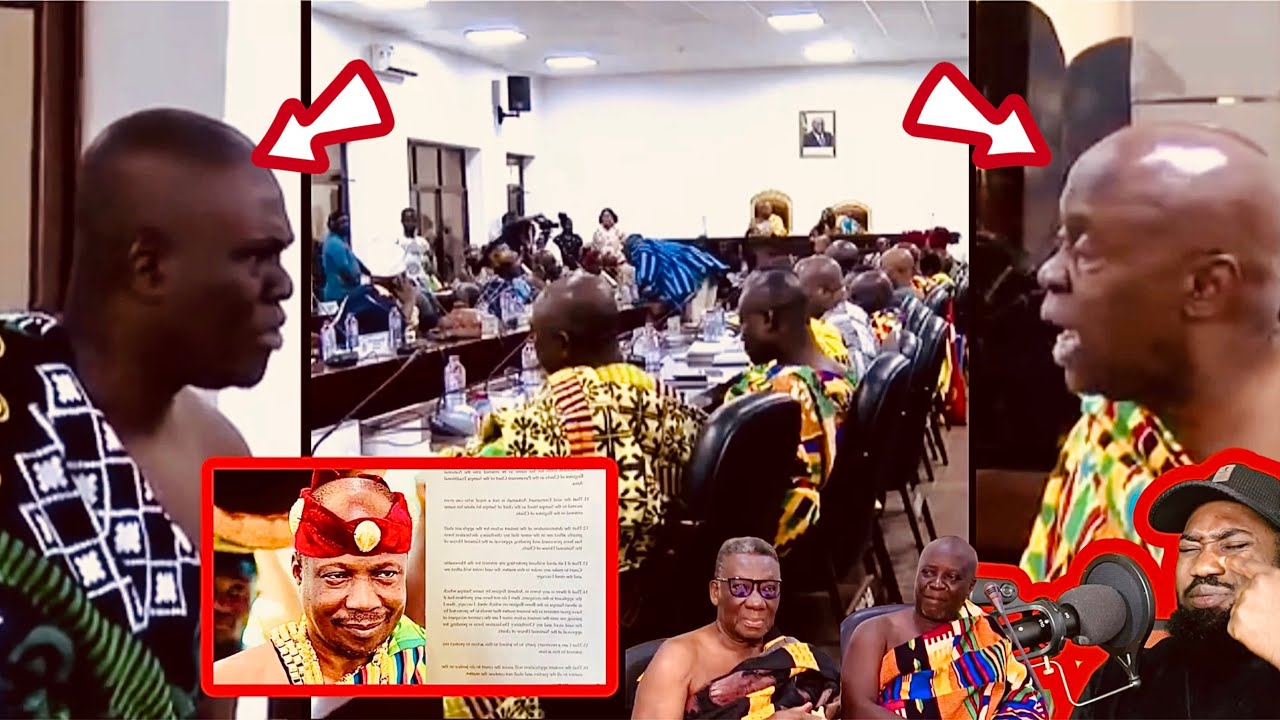 The 3 H0URS f!ght at the national house of chiɛfs between Dormaahene and Nananom +K1ng Ghana firɛs