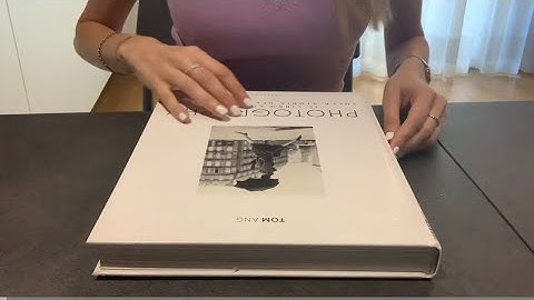 ASMR page turning, glossy page - Photography book - no talking