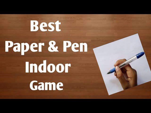 Best Paper & Pen Game//Dot Game//Paper Pen Game For Family//Fun Games To  Play On Paper//Indoor Game - Youtube