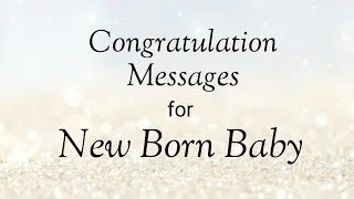 Congratulations Your New Baby Message Text Animation Motion