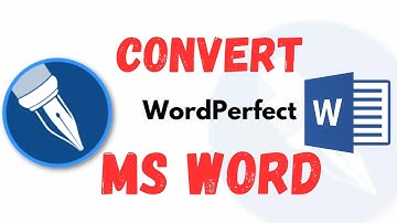 How to Convert a WordPerfect Document to MS Word - convert pages documents to word files