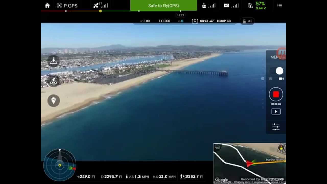 newport beach oregon DJI Phantom 3 Advanced Windsurfer Reflector Range Test 10,200 Feet - Newport Beach, CA - Mobizen