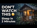 Boring Story For Sleep 😴 | Rainy Night Hut 🌧️ (Fall Asleep Fast in 2 Minutes 💤) ( Bedtime story 🛌 )