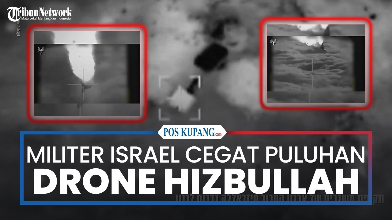 Israel Cegat Puluhan Drone Hizbullah dan Hancurkan Peluncur Roket di Lebanon Selatan