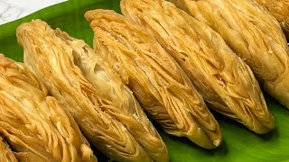 भरपूर लेअर्स वाली जिभेवर ठेवताच विरघळणारी पुडाची करंजी |Karanji recipe