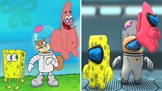 SpongeBob VS Among Us (everyone is naked)