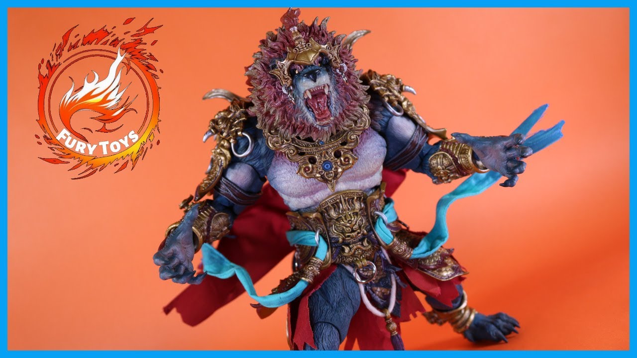 Обзор фигурки Fury Toys «Хроника гор и морей» ДЕМОН БОГ ЛАЗУРНЫЙ ЛЕВ